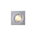 SLV Inbouwarmatuur PIREQ QPAR51 SQUARE DOWNLIGHT draaibaar, roteerbaar GU10 IP20, aluminium geborsteld dimbaar