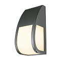 SLV Wandarmatuur voor buitenshuis KERAS ELT E27 IP54, antraciet