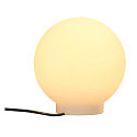 Outdoor luminaire ROTOBALL Ball luminaire, white, E27, with switch, IP44, Ø 25 cm