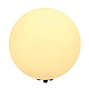 Outdoor luminaire ROTOBALL Ball luminaire, white, E27, with switch, IP44, Ø 50 cm