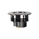 SLV Vloerinbouwarmatuur DASAR� FLAT 80 rond, stijf, toegankelijk IP65 / IP67, rvs geborsteld 