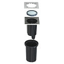 SLV Floor recessed Spot DASAR EXACT GU10 square