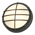 Wandarmatuur voor buitenshuis BULAN GRID rond E27 IP44, antraciet