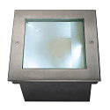 Vloerinbouwarmatuur DASAR LED SQUARE asymmetrisch IP67, rvs