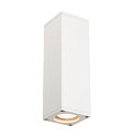 Wall luminaire THEO WALL OUT, 2xGU10, square, white