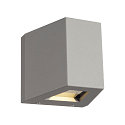 Wandarmatuur voor buitenshuis OUT BEAM LED IP44, zilvergrijs