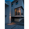 Wandarmatuur voor buitenshuis OUT BEAM LED IP44, zilvergrijs