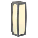 SLV Wandarmatuur voor buitenshuis MERIDIAN BOX E27 IP54, antraciet