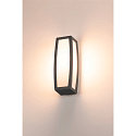SLV Wandarmatuur voor buitenshuis MERIDIAN BOX E27 IP54, antraciet