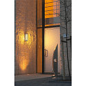 SLV Wandarmatuur voor buitenshuis MERIDIAN BOX met sensor E27 IP54, antraciet