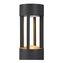 Staande armatuur voor buiten SLOTS 65 cilindrisch, direct / indirect, schakelbaar IP44, antraciet 