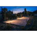SLV Outdoor Spike luminaire SITRA 360 SPIKE, 2-heads, 67cm, IP44, 2x GX53, swivelling 90�, rotatable, with cable, anthracite
