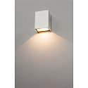 SLV Wall luminaire QUAD 1, square, LED warmwhite, 1x3W,