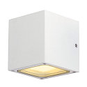 Outdoor Wall luminaire SITRA CUBE, UP/DOWN, IP44, 2x GX53 TCR-TSE max. 9W, white