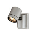Wall luminaire NEW MYRA WALL Outdoor luminaire, GU10, max. 50W, IP55, silver grey