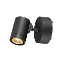 Buitenspot HELIA LED 1 1-vlams IP55, antraciet dimbaar