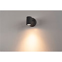 SLV LED Outdoor Spot HELIA LED 1 Spot, 8W LED, 38�, 3000K, IP55, anthracite