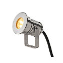 LED Floor Spot DASAR PROJECTOR LED Outdoor Spot, 12-24V, 7W, 40�, 3000K, IP68, stainless steel
