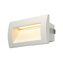 LED Wall recessed luminaire DOWNUNDER OUT LED M, 0,96W, 3000K, IP55, white