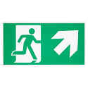 SLV Accessories for LED Emergency Light P-LIGHT 33 LED Pictogram foil, green