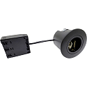 Inbouwarmatuur QUICK INSTALL G2 rond GU10 IP44, zwart 