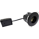 Inbouwarmatuur UNI INSTALL G2 rond GU10 IP44, zwart 