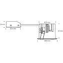 SLV Inbouwarmatuur UNI INSTALL G2 rond GU10 IP44, zwart 