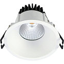 Inbouwarmatuur VELIA rond IP44, wit mat dimbaar 11W 2700K