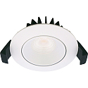 Inbouwarmatuur VELIA LOW PROFILE rond IP44, wit mat dimbaar 5,5W 320lm 3000K