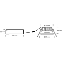 Inbouwarmatuur VELIA LOW PROFILE rond IP44, wit mat dimbaar 5,5W 320lm 3000K