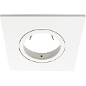 Afdekking QUICK/UNI INSTALL G2 vierkant, wit mat