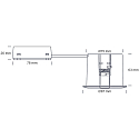 SLV Inbouwarmatuur QUICK INSTALL G2 rond, Set van 10 GU10 IP44, aluminium geborsteld 