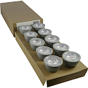 LED lichtbron 10 Stuks GU10 4,8W 380lm 3000K 36° dimbaar opaal