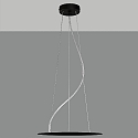Pendelophanging LISBOA 60 - ON-OFF / TRIAC - 250CM 3-voudig, zwart mat