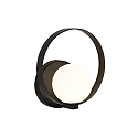 Wandarmatuur HALO 16/3815 IP20, opaal, zwart