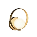 Wandarmatuur HALO 16/3815 IP20, goud, opaal