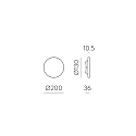 outdoor wall luminaire COMBO 16/3966-20 IP65, white