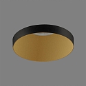 ACB Plafondarmatuur EINAR 3558/8 GU10 IP20, goud, zwart mat dimbaar