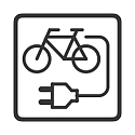 Contactdoos NO 4405 /-07 /-09 met deksel, E-bike versie, groen, grijs