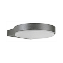 Wandarmatuur voor buitenshuis TYPE NO 0290 down, plat, rond IP44, antraciet dimbaar