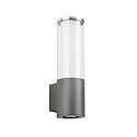 Wandarmatuur voor buitenshuis TYPE NO 0321 cilindrisch, met LED-spot E27 IP44, antraciet dimbaar