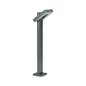 LED Bollard light Type No. 2091, IP54, height 90cm, 16W 3000K 1600lm, swiveling 120�, cast alu / satin glass, anthracite