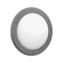 Wandarmatuur voor buitenshuis TYPE NO 6419 IP44, antraciet, opaal dimbaar