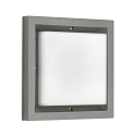 Wandarmatuur voor buitenshuis TYPE NO 6422 IP54, antraciet, opaal dimbaar