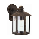 Outdoor Wall luminaire Country style Vintage Type No. 1835, hanging with bracket, IP44, E27 QA55 max. 57W, brown brass