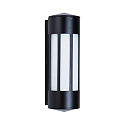 Outdoor Wall luminaire Type No. 0240, IP44, E27 QA55 max. 57W, cast alu / opal glass, black