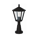 Sokkelarmatuur TYPE NO 0529 E27 IP44, zwart mat dimbaar