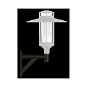Wall bracket Type No. 1008 for Outdoor Mast light with plait measure � 7.6cm, 1-way, depth 42cm, black