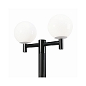 Mast bevestiging TYPE NO 1015 2-voudig, zwart mat