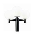 Mast bevestiging TYPE NO 1016 3-voudig, zwart mat